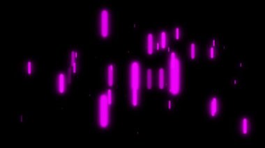 Parlayan neon siber animasyon grafikleri