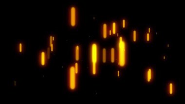 Parlayan neon siber animasyon grafikleri