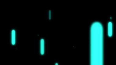 Parlayan neon siber animasyon grafikleri