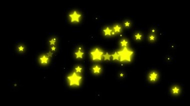 Parlayan neon siber animasyon grafikleri