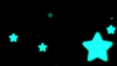 Parlayan neon siber animasyon grafikleri