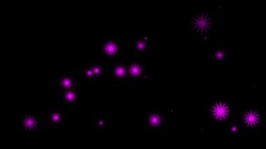 Parlayan neon siber animasyon grafikleri