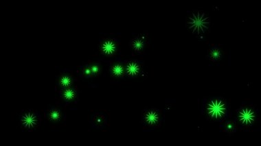 Parlayan neon siber animasyon grafikleri