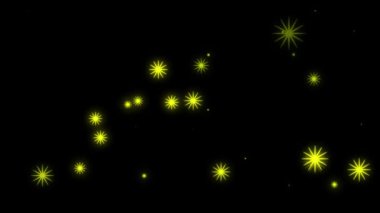 Parlayan neon siber animasyon grafikleri