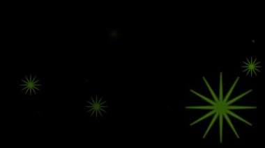 Parlayan neon siber animasyon grafikleri