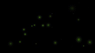 Parlayan neon siber animasyon grafikleri