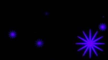 Parlayan neon siber animasyon grafikleri