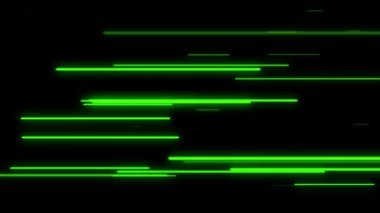 Parlayan neon siber animasyon grafikleri