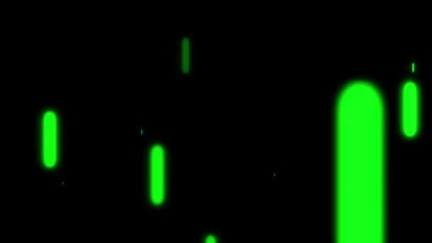 Intermitente Animación Cibernética Neón Gráficos Movimiento — Vídeo de stock