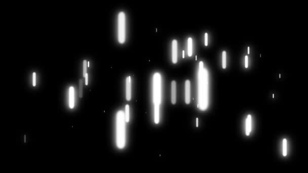 Блимає Неонова Графіка Руху Кібер Анімації — стокове відео