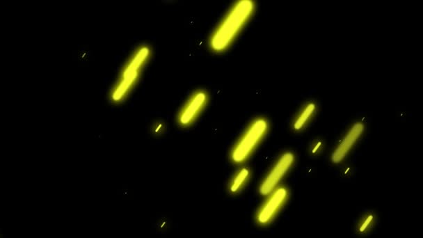 Piscando Neon Animação Cibernética Movimento Gráficos — Vídeo de Stock