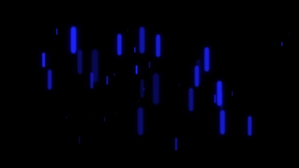 Lampeggiante Cyber Animazione Grafica Neon Movimento — Video Stock