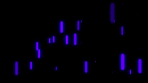 Flashing Neon Cyber Animation Motion Graphics — 图库视频影像