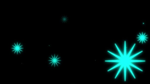 Flashing Neon Cyber Animation Motion Graphics — Video Stock