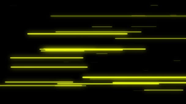 Blinkande Neon Cyber Animation Rörelse Grafik — Stockvideo