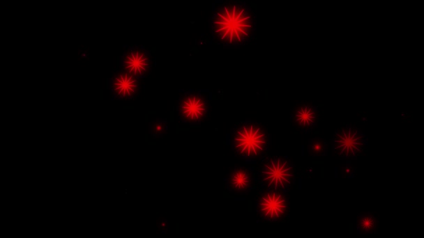 Intermitent Neon Animație Cibernetică Grafică Mișcare — Videoclip de stoc