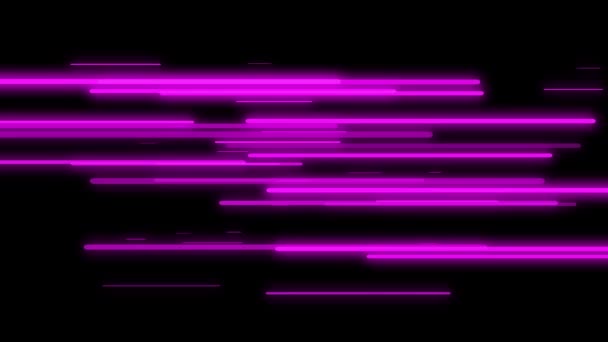 Lampeggiante Cyber Animazione Grafica Neon Movimento — Video Stock