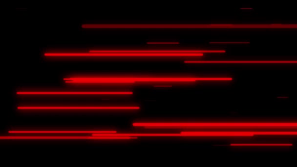 Knipperende Neon Cyber Animatie Motion Graphics — Stockvideo