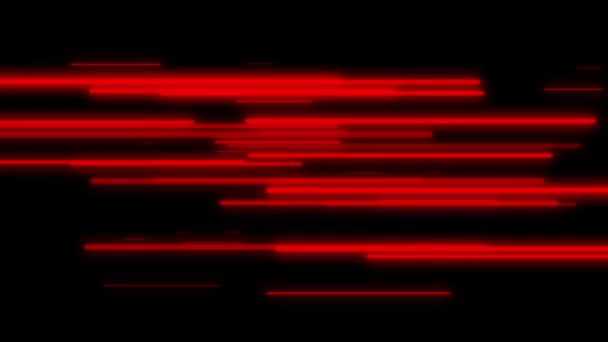 Blinkende Neonfarbene Cyber Animation — Stockvideo