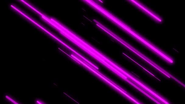 Flashing Neon Cyber Animation Motion Graphics — Stock video