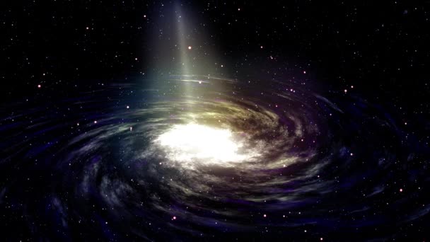 Galaxy Space Star Animacji Ruchu Grafiki — Wideo stockowe