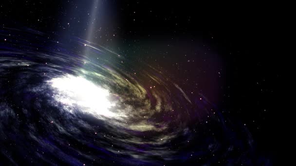 Galaxy Space Star Animation Motion Graphics — стокове відео