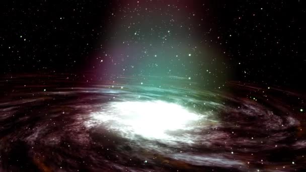 Galaxy Space Star Κινούμενα Σχέδια — Αρχείο Βίντεο