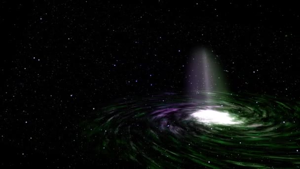Galaxy Space Star Animación Gráficos Movimiento — Vídeos de Stock