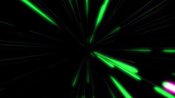 Ray Warp Hole Animation Motion Graphics — Vídeo de Stock