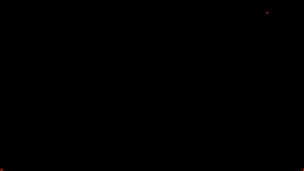 Графіка Руху Дифузійної Петлі Розсіювання Частинок — стокове відео