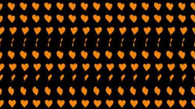 Kalp şekli dalga animasyon grafikleri