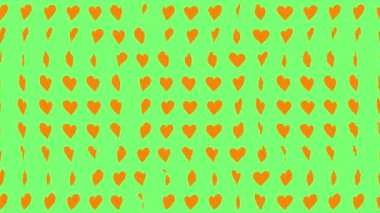 Kalp şekli dalga animasyon grafikleri