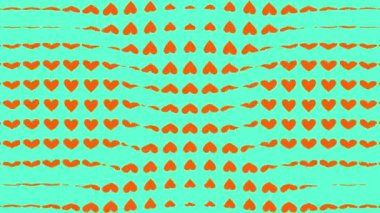 Kalp şekli dalga animasyon grafikleri