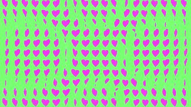 Kalp şekli dalga animasyon grafikleri