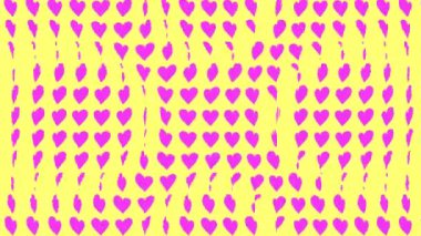 Kalp şekli dalga animasyon grafikleri