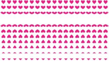 Kalp şekli dalga animasyon grafikleri