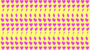 Kalp şekli dalga animasyon grafikleri