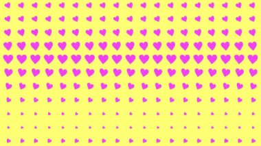 Kalp şekli dalga animasyon grafikleri