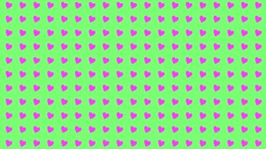 Kalp şekli dalga animasyon grafikleri