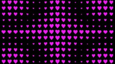 Kalp şekli dalga animasyon grafikleri