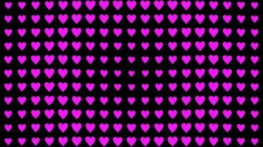 Kalp şekli dalga animasyon grafikleri