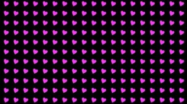 Kalp şekli dalga animasyon grafikleri