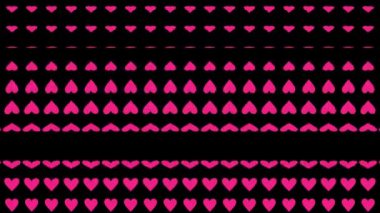 Kalp şekli dalga animasyon grafikleri