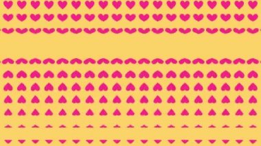 Kalp şekli dalga animasyon grafikleri