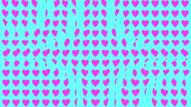 Kalp şekli dalga animasyon grafikleri