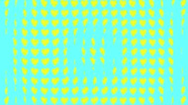 Kalp şekli dalga animasyon grafikleri