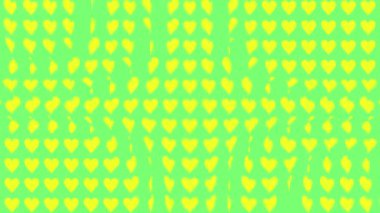 Kalp şekli dalga animasyon grafikleri