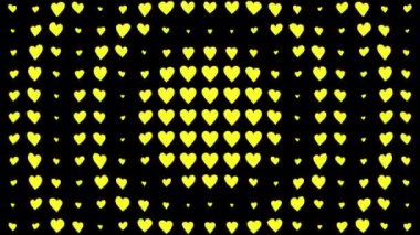 Kalp şekli dalga animasyon grafikleri