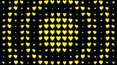 Kalp şekli dalga animasyon grafikleri