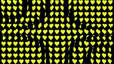 Kalp şekli dalga animasyon grafikleri